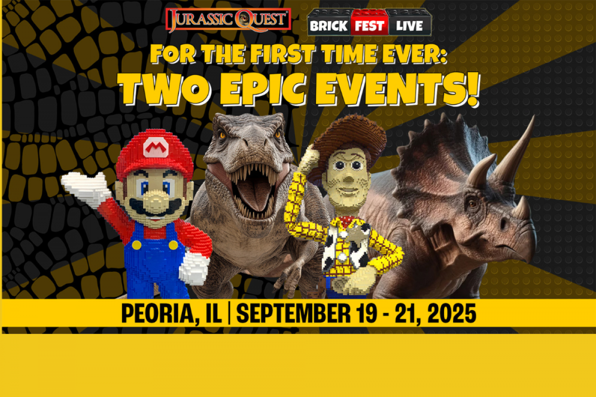 Win Jurassic Quest-Brick Fest Live Tickets